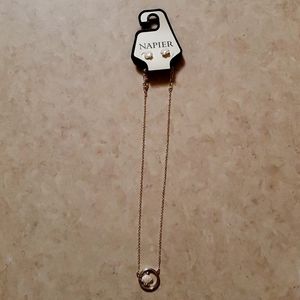 Napier necklace and earring set